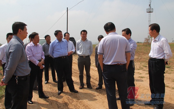 黄继宗陪同全省重大项目建设情况督查组来正宁督查指导