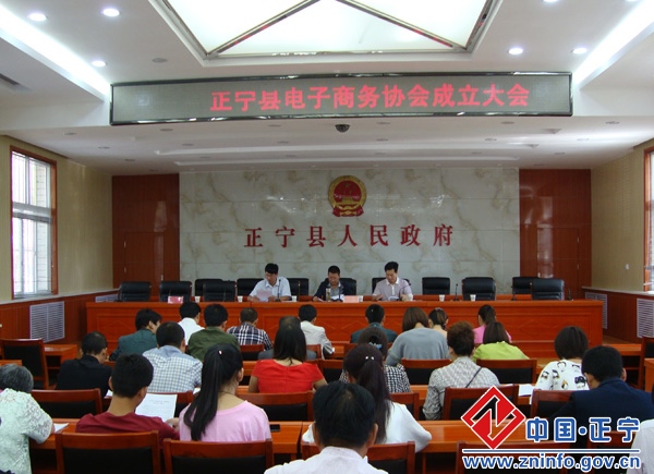 正宁县召开电子商务协会成立大会