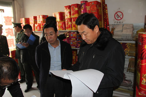 我县开展春节前安全生产检查