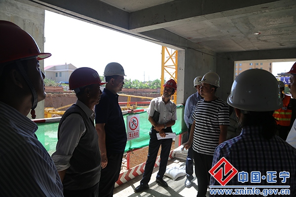 张龙杰督查全县建筑领域安全生产工作