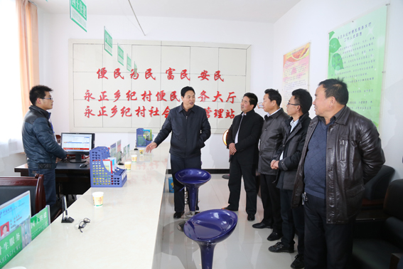 蔡文辉 马光荣督查全县政法综治维稳工作