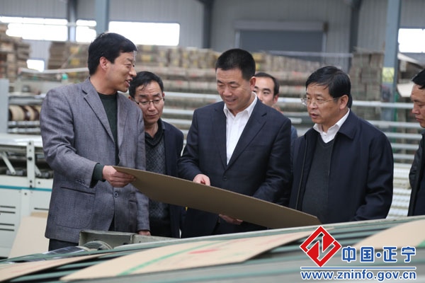 钱建华来正宁县督查第一季度经济工作