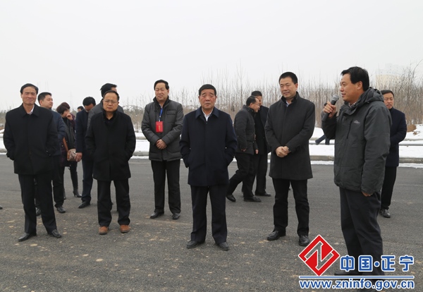 省市人大代表视察正宁县重大项目建设情况