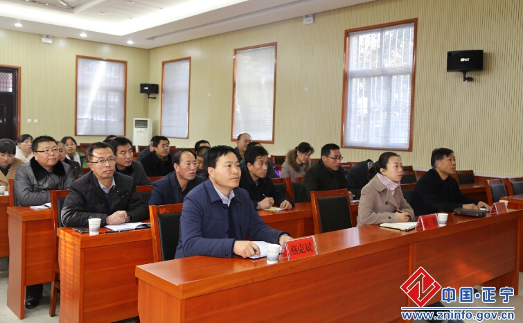 正宁县收看收听全国爱国卫生工作电视电话会议