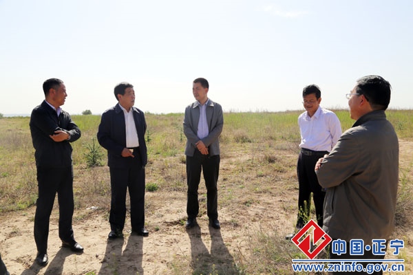 付振伟一行来我县调研督查正宁电厂项目推进情况