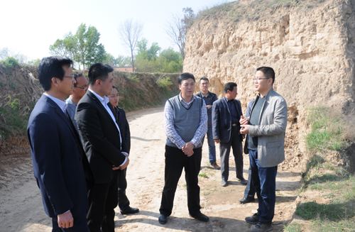 蔡文辉调研乡镇项目建设情况
