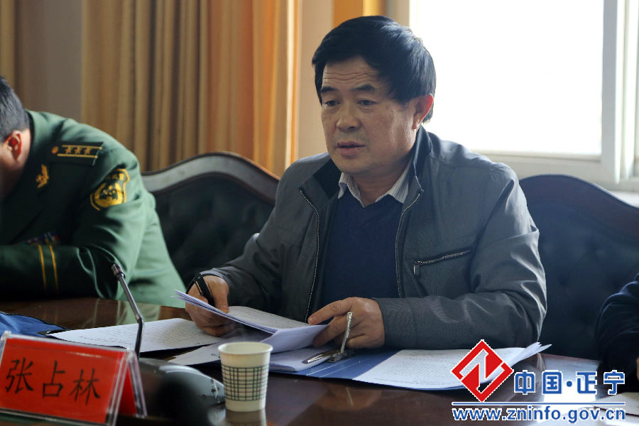 张占林讲话.jpg 张占林督查正宁县学校安全及校园周边环境综合治理工作