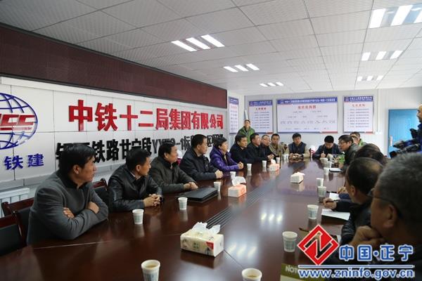 张龙杰督查调研银西高铁及甜罗高速（正宁段）项目建设