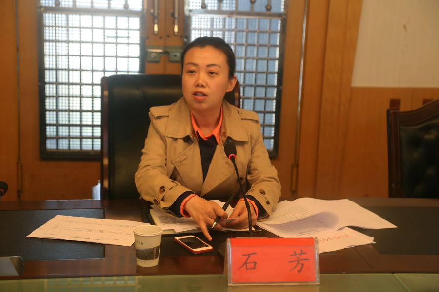 石县长发言.jpg 正宁县妇女“两癌”普查推进会议召开