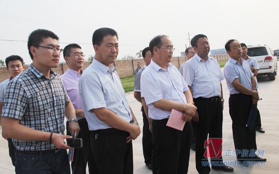 省发改委副主任贠振荣来正宁督查核桃峪矿井建设工作