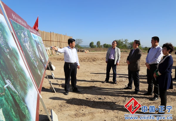 市人大常委会副主任王尧一行来我县督查重点工作及重大项目建设情况