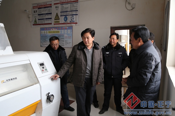 蔡文辉督查指导“春节”期间全县安全生产工作